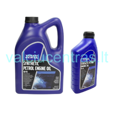 Alyva Volvo Penta 5w40 4T varikliams 1ltr., 5ltr.